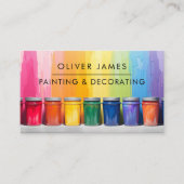 数々の色の画絵を描家と装飾家 名刺 (正面)