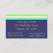 数々の色の絵を描ブラシと絵を描 名刺 (裏面)