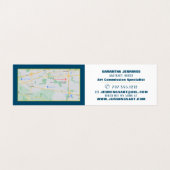 数々の色の絵を描抽象芸術、アーティスト展 名刺 (内部フラット)