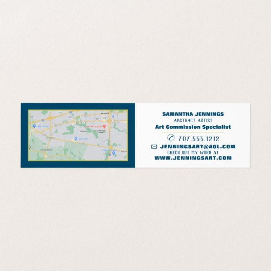 数々の色の絵を描抽象芸術、アーティスト展 名刺 (内部フラット)