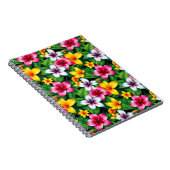 数々の色の花と離れPattern-57577 ノートブック (右側)
