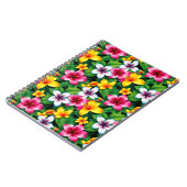 数々の色の花と離れPattern-57577 ノートブック (左側)