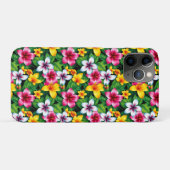 数々の色の花と離れPattern-57577 Case-Mate iPhoneケース (裏面(横))