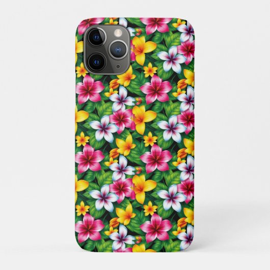 数々の色の花と離れPattern-57577 Case-Mate iPhoneケース (裏)