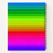 数々の色の虹 ノートブック (裏面)