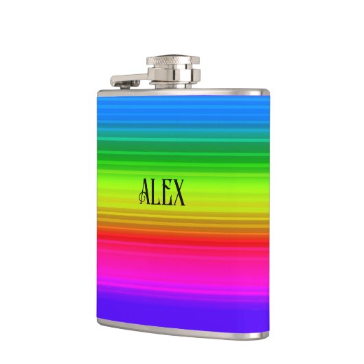 数々の色の虹 フラスク (左)