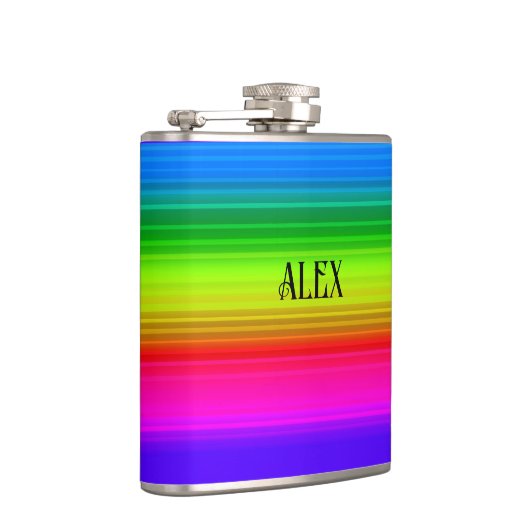 数々の色の虹 フラスク (右)