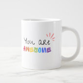 数々の色の言葉鮮やか専門マグ ジャンボコーヒーマグカップ (右)