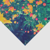 数々の色の野お洒落デイジー花 薄葉紙 (詳細)