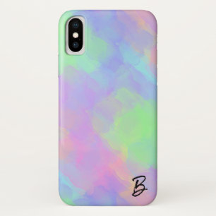 数々の色の電パーソナライズされた話箱 iPhone X ケース