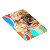 数々の色の高おもしろい地牛 マグネット (右側)