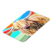 数々の色の高おもしろい地牛 マグネット (左側)