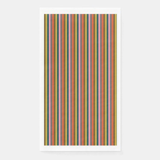 数々の色はっきりしたストライプのパーティー (正面)