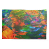 数々の色オパール – ピラウケース 枕カバー (裏面-左)