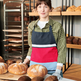 数々の色カジュアルストライプ エプロン