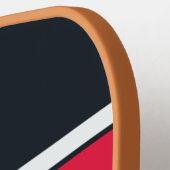 数々の色カジュアルストライプ ピックルボールラケット (左詳細)