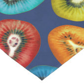数々の色キウイパターン ロングテーブルランナー (コーナー)