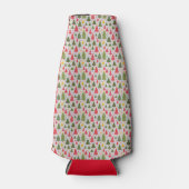 数々の色クリスマスツリー ボトルクーラー (正面)