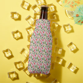 数々の色クリスマスツリー ボトルクーラー