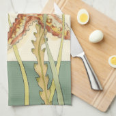 数々の色シェルパーティー キッチンタオル (四つ折り)