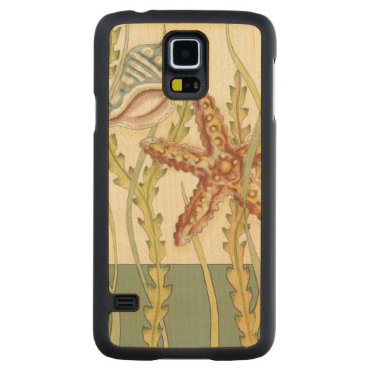 数々の色シェルパーティー CarvedメープルGalaxy S5スリムケース (裏面)