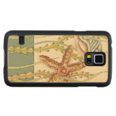 数々の色シェルパーティー CarvedメープルGalaxy S5スリムケース (正面(横))