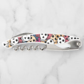 数々の色スカルパターン ソムリエナイフ (裏面)