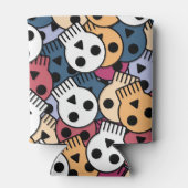 数々の色スカルパターン 缶クーラー (裏面)