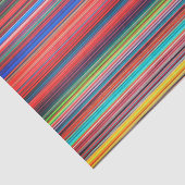 数々の色ストライプのティッシュペーパー 薄葉紙 (詳細)