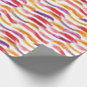 数々の色ストロ絵を描ック ラッピングペーパー (角)