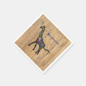 数々の色スパイラルキリンパーティーナプキン スタンダードカクテルナプキン (角)