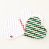 数々の色ダイヤモンドグリッター ノートブック (内部)