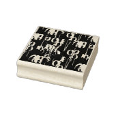 数々の色チューリップ抽象デザイン ラバースタンプ (スタンプ)