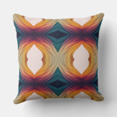 数々の色デザイン クッション (裏面)