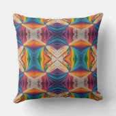 数々の色デザイン クッション (裏面)