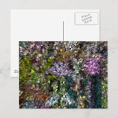 数々の色デジタル抽象芸術 ポストカード (正面/裏面)