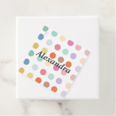 数々の色ドットパターン フェイバータグ (インサイチュ)