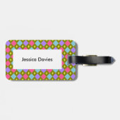 数々の色ハニカムルガを独自のカスタム ラゲッジタグ (裏面横)