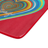 数々の色バレンタインハートサンダー_コーブ カッティングボード (角)