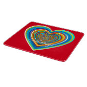 数々の色バレンタインハートサンダー_コーブ カッティングボード (角)