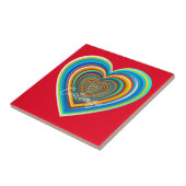 数々の色バレンタインハートサンダー_コーブ タイル (側面)