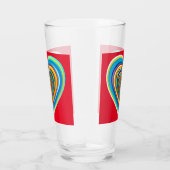 数々の色バレンタインハートサンダー_コーブ タンブラーグラス (右)