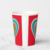 数々の色バレンタインハートサンダー_コーブ 紙コップ (右)