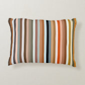 数々の色パタストライプのーン アクセントクッション (裏面)
