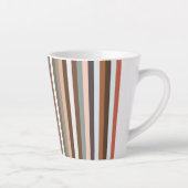 数々の色パタストライプのーン カフェラテマグ (右)