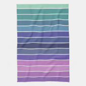 数々の色パタストライプのーン キッチンタオル (縦)