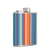 数々の色パタストライプのーン フラスク (右)