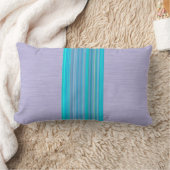 数々の色パタストライプのーン ランバークッション (ブランケット)