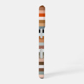 数々の色パターストライプのンiPhoneケース iPhone 16ケース (右側面)