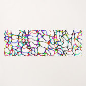 数々の色パターン ヨガマット (正面(横))